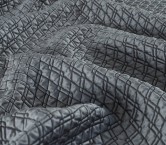 Grey padded jacquard